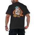 Art Teacher Painting Brushes Retro Pumpkin Ghost Artist Men's Back Print T-Shirt, trending gift Art Teacher Painting Brushes Retro Pumpkin Ghost Artist Men's Back Print T-Shirt, trending gift