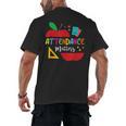 Attendance Matters Teacher Apple For Back To School Men's Back Print T-Shirt, trending gift Attendance Matters Teacher Apple For Back To School Men's Back Print T-Shirt, trending gift