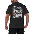 Back To School Teacher Flair Pens Are My Jam Men's Back Print T-Shirt, trending gift Back To School Teacher Flair Pens Are My Jam Men's Back Print T-Shirt, trending gift