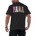 Back To School Teacher Para Preppy Checkered Para Life Men's Back Print T-Shirt, trending gift Back To School Teacher Para Preppy Checkered Para Life Men's Back Print T-Shirt, trending gift