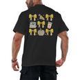 Back To School Yellow Bows Book Coffee Leopard Apple Teacher Men's Back Print T-Shirt, trending gift Back To School Yellow Bows Book Coffee Leopard Apple Teacher Men's Back Print T-Shirt, trending gift