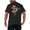 Ballet Dancer Gingerbread Christmas Dance Teacher Girl Women Men's Back Print T-Shirt, trending gift