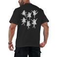 Ballet Ghost Dancer Spooky Dance Teacher Halloween Costume Men's Back Print T-Shirt, trending gift Ballet Ghost Dancer Spooky Dance Teacher Halloween Costume Men's Back Print T-Shirt, trending gift
