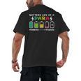 Battery Life Of a Paraprofessional Para Teacher Life Men's Back Print T-Shirt, trending gift Battery Life Of a Paraprofessional Para Teacher Life Men's Back Print T-Shirt, trending gift