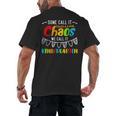 Some Call It Chaos We Call It Kindergarten Teacher Men's Back Print T-Shirt, trending gift Some Call It Chaos We Call It Kindergarten Teacher Men's Back Print T-Shirt, trending gift