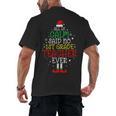 All Is Calm Said No 1st Grade Teacher Ever Christmas Teacher Men's Back Print T-Shirt, trending gift