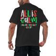 All Calm Said No Teacher Teacher Christmas Lights Men's Back Print T-Shirt, trending gift All Calm Said No Teacher Teacher Christmas Lights Men's Back Print T-Shirt, trending gift