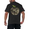 Camo Apple Camouflage Clothing School Student Camo Teacher Men Women Kids Men's Back Print T-Shirt, trending gift Camo Apple Camouflage Clothing School Student Camo Teacher Men Women Kids Men's Back Print T-Shirt, trending gift