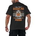 You Can't Scare Me I Teach Music Retro Teacher Halloween Men's Back Print T-Shirt, trending gift