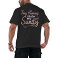 Childcare Provider Daycare Teacher Stole My Sanity Men's Back Print T-Shirt, trending gift Childcare Provider Daycare Teacher Stole My Sanity Men's Back Print T-Shirt, trending gift
