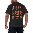 Christmas Math Teacher Equation Gingerbread With Santa Hat Men Women Men's Back Print T-Shirt, trending gift