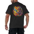 Colorful Brain Art Teacher Artist Painter Student Men's Back Print T-Shirt, trending gift