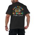 Colorful Math Teacher Retirement Solve The Problem Retired Men's Back Print T-Shirt, trending gift Colorful Math Teacher Retirement Solve The Problem Retired Men's Back Print T-Shirt, trending gift