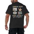 Communication Looks Different For Everyone SPED Teacher ASD Men's Back Print T-Shirt, trending gift Communication Looks Different For Everyone SPED Teacher ASD Men's Back Print T-Shirt, trending gift