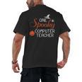 Computer Teacher Halloween Spooky Men Women Kids Men's Back Print T-Shirt, trending gift Computer Teacher Halloween Spooky Men Women Kids Men's Back Print T-Shirt, trending gift
