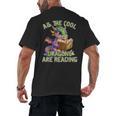 All The Cool Dragons Are Reading Dragon Teacher Men's Back Print T-Shirt, trending gift