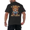 All The Cool Lions Are Reading Lion Teacher Men Women Kids Men's Back Print T-Shirt, trending gift