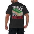 Couldn't Take The Pressure Geology Earth Science Teacher Men's Back Print T-Shirt, trending gift