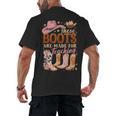 Cowboy Teacher These Boots Are Made-For Teaching School Men's Back Print T-Shirt, trending gift