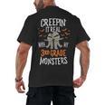 Creepin It Real With My 3rd Grade Monsters Halloween Teacher Men's Back Print T-Shirt, trending gift Creepin It Real With My 3rd Grade Monsters Halloween Teacher Men's Back Print T-Shirt, trending gift
