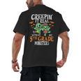 Creepin It Real Monster School 5th Grade Teacher Halloween Men's Back Print T-Shirt, trending gift