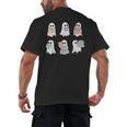 Cute Boo Ghost Reading Books Halloween Librarian Teacher Kid Men's Back Print T-Shirt, trending gift Cute Boo Ghost Reading Books Halloween Librarian Teacher Kid Men's Back Print T-Shirt, trending gift