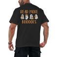 Cute Booooks Ghost Read More Books Teacher Halloween Men's Back Print T-Shirt, trending gift Cute Booooks Ghost Read More Books Teacher Halloween Men's Back Print T-Shirt, trending gift