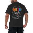 Cute Math Coach Teacher Mathematical Nerd School Men's Back Print T-Shirt, trending gift Cute Math Coach Teacher Mathematical Nerd School Men's Back Print T-Shirt, trending gift