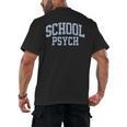 Cute Wildflower School Psych Teacher School Psychologist Men's Back Print T-Shirt, trending gift Cute Wildflower School Psych Teacher School Psychologist Men's Back Print T-Shirt, trending gift