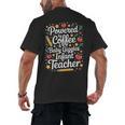 Daycare Provider Infant Teacher Quotes Toddler Teaching Men's Back Print T-Shirt, trending gift