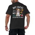 My Dog Ate My Lesson Plan Teacher Back To School Men's Back Print T-Shirt, trending gift My Dog Ate My Lesson Plan Teacher Back To School Men's Back Print T-Shirt, trending gift