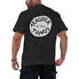Dr Seuss Teacher Of All Things Red Emblem Men's Back Print T-Shirt, trending gift