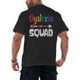 Dyslexia Awareness Month Dyslexia Teacher Therapist Men's Back Print T-Shirt, trending gift Dyslexia Awareness Month Dyslexia Teacher Therapist Men's Back Print T-Shirt, trending gift