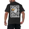 Eagles School Sports Fan Team Spirit Teacher Parent Student Men's Back Print T-Shirt, trending gift