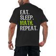 Eat Sleep Math Repeat Teacher Lover Men's Back Print T-Shirt, trending gift Eat Sleep Math Repeat Teacher Lover Men's Back Print T-Shirt, trending gift