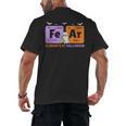 Elements Of Halloween Fear Periodically Chemistry Teacher Men's Back Print T-Shirt, trending gift