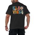 English Teacher Ela Vibes Teacher Kids First Day Of School Men's Back Print T-Shirt, trending gift