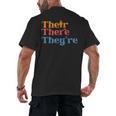 English Teacher Their There Theyre Grammar Men Women Men's Back Print T-Shirt, trending gift English Teacher Their There Theyre Grammar Men Women Men's Back Print T-Shirt, trending gift