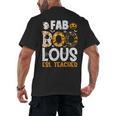 Faboolous ESL ESOL Teacher Spooky Teacher Halloween Costume For Men Women Men's Back Print T-Shirt, trending gift