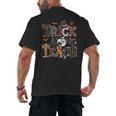 Fall Holiday Themed Thanksgiving Halloween Teacher Trick Or Men's Back Print T-Shirt, trending gift