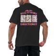 Are You Fall-O-Ween Directions Halloween Teacher Ghost Men's Back Print T-Shirt, trending gift