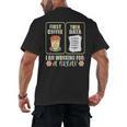 First Coffee Then Data SPED Teacher Taking a Break Men's Back Print T-Shirt, trending gift