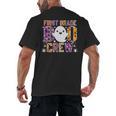First Grade Boo Crew Teacher Student Halloween Costume Men's Back Print T-Shirt, trending gift