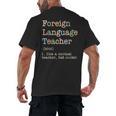 Foreign Language Teacher Like A Normal Teacher Men's Back Print T-Shirt, trending gift Foreign Language Teacher Like A Normal Teacher Men's Back Print T-Shirt, trending gift