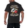 Front Office Teacher Admin Mother I'm A School Secretary Men's Back Print T-Shirt, trending gift
