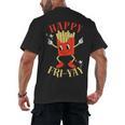 Fun Teacher Happy Fri Yay French Fries Friday Lovers Men's Back Print T-Shirt, trending gift Fun Teacher Happy Fri Yay French Fries Friday Lovers Men's Back Print T-Shirt, trending gift