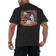 Ghost Book Reading Halloween Books Lover Teacher Men's Back Print T-Shirt, trending gift Ghost Book Reading Halloween Books Lover Teacher Men's Back Print T-Shirt, trending gift