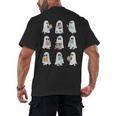 Ghost Reading Books Spooky Librarian Teacher Women Men's Back Print T-Shirt, trending gift Ghost Reading Books Spooky Librarian Teacher Women Men's Back Print T-Shirt, trending gift