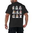 Ghost Reading Teacher Halloween Costume Librarian Book Lover Men's Back Print T-Shirt, trending gift Ghost Reading Teacher Halloween Costume Librarian Book Lover Men's Back Print T-Shirt, trending gift