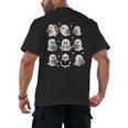 Ghosts With Books Library Halloween Men Women Kids Teacher Men's Back Print T-Shirt, trending gift